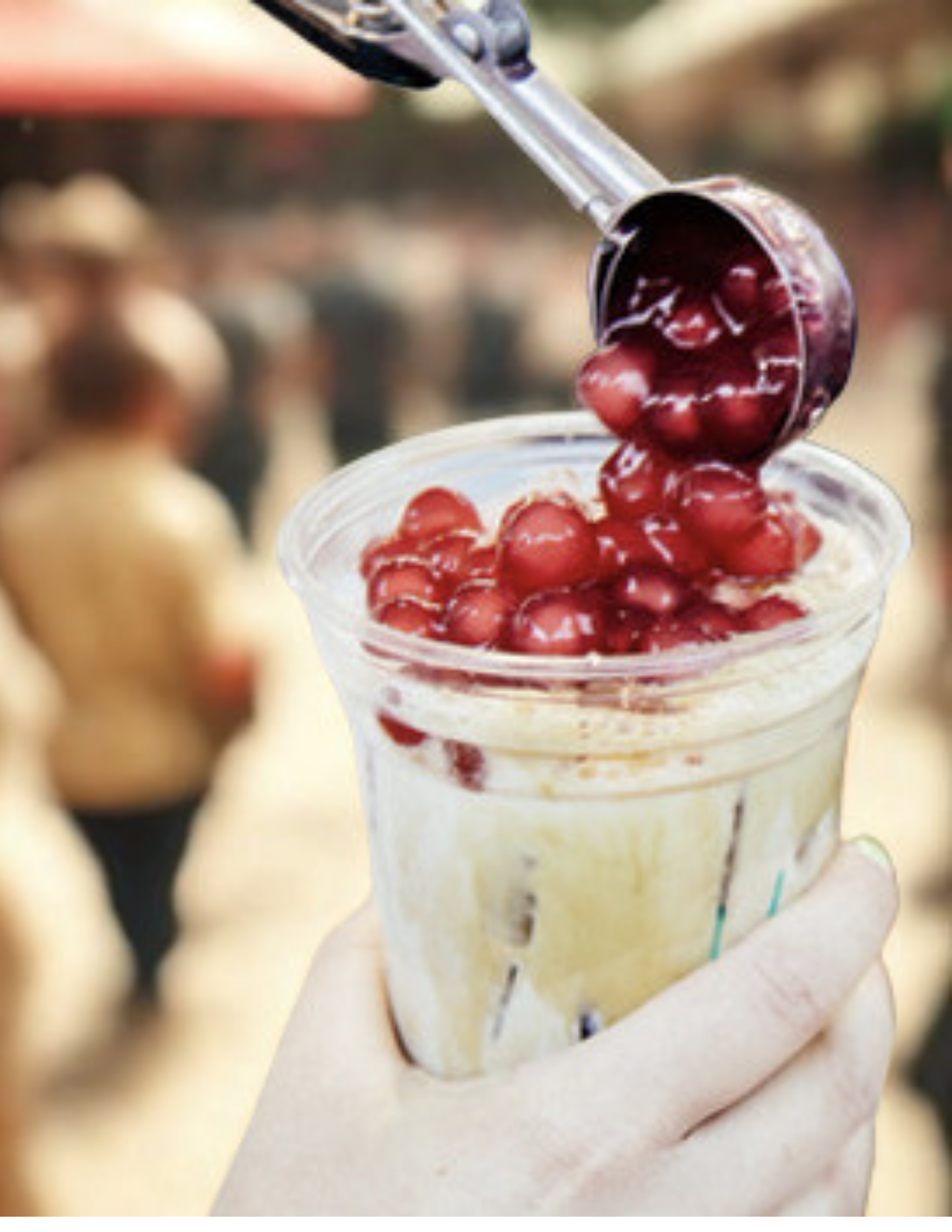 Crafting boba at Boba Terra
